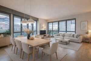 Gran piso exterior con vistas despejadas a pasos de Plaza España