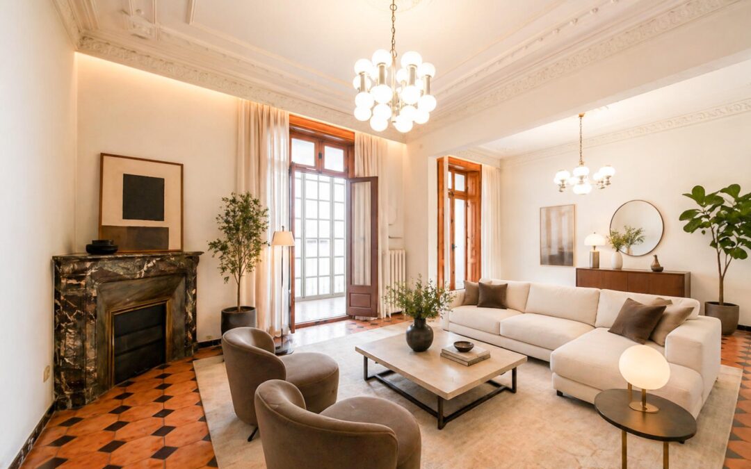 Piso señorial con techos altos en Eixample · Barcelona