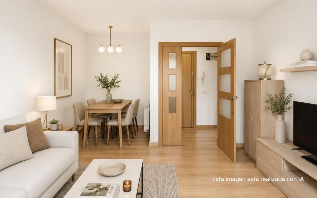 Piso totalmente exterior y amueblado en Vilafranca del Penedès